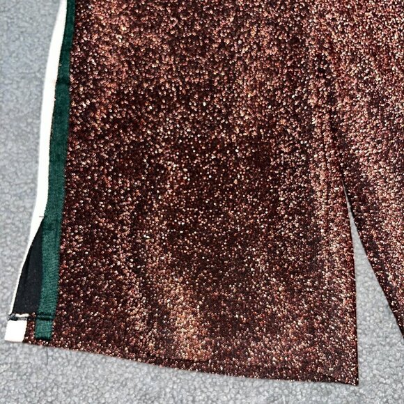 SCOTCH & SODA Metallic Bronze Bermuda Shorts w/ Racing Track Stripes EUC -Size S - Picture 3 of 16